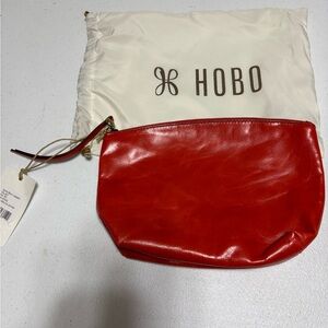Hobo orange zippered pouch, NWT.
